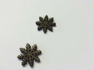 3863258 Holzeiskristall 2cm braun   12St 