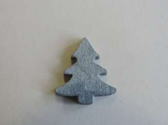 3863292 Holzstreuteil Baum, grau, 2cm,12St. 