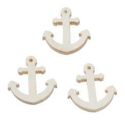 3863422 Holzstreuteil Anker 20mm, weiss, 12x 