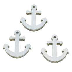 3863423 Holzstreuteil Anker 20mm, blau, 12x 