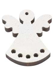 3863439 Engel-Holz,  5,5 cm, 2St.irisierend 