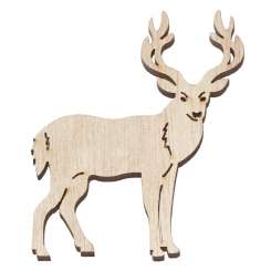 3863443 Hirsch-Holz,  6 cm, 2 St. 