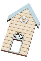 3863526 Strandhaus aus Holz,  10cm 