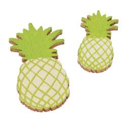 3863545 Holz-Streuteil Ananas  4cm,  6St. sort. 