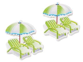 3863560 Holzstreuteil Beach,  3cm, 8St grün 