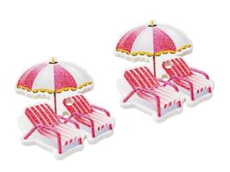 3863561 Holzstreuteil Beach,  3cm, 8St rot 