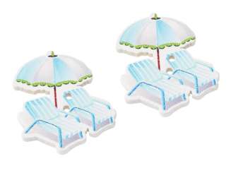 3863562 Holzstreuteil Beach,  3cm, 8St türkis 