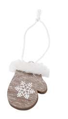 3863592 Handschuh, 4,5cm, grau 