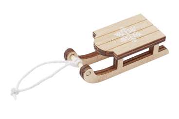 3863593 Schlitten, 6,5cm, natur 