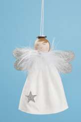 3863622 Deko-Engel, 14cm, silber 