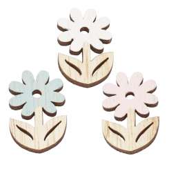 3863648 Streuteil Blume  3,5cm, 6St. sort. 