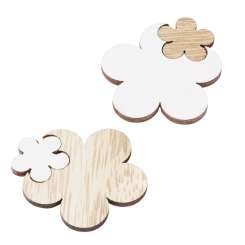 3863676 Deko-Blumen,  4cm, 6St. sort. 