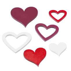 3863678 Herzen  2,5-4cm, rot-bord-w 12St 