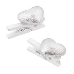 3863692 Herz m. Klammer 1,5cm silber, 6St. 