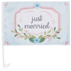 3864201 Wedding-Flag Just..   30x45cm    