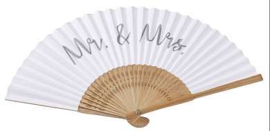 3864251 Fächer 20cm, Mr. - Mrs 