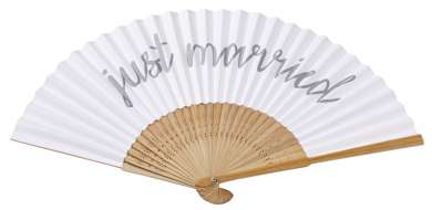 3864252 Fächer 20cm, Just Married 