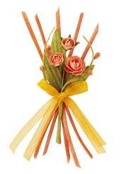 3865166 Rose m.Band koralle            * 