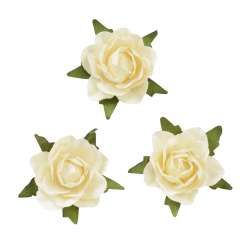 3865271 Streu-Rosen, 20mm, creme      20St 