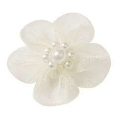 3865321 Tüllblüten 30mm creme     à 15St 