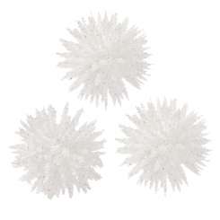 3865577 Dekokugel 2,5cm, 6St, weiss 