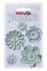 3866063 FLORELLA Mlb.pap2-5cm hblau,5x 