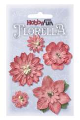 3866072 FLORELLA-Blüten Maulbeerpapier 2-5cm hortensie, 5St 