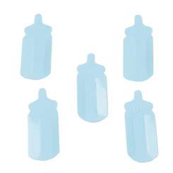 3869038 Flitter-Baby-Flasche, 2cm 5gr. blau 