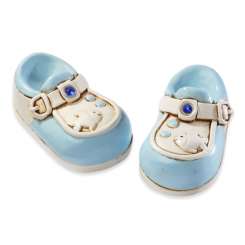 3870092 Babyschuh blau 3cm   Btl. à 2St 