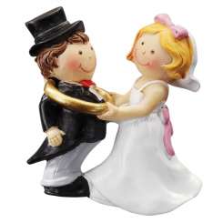 3870158 Hochzeitspaar m.Ring 2-D 5.5cm 