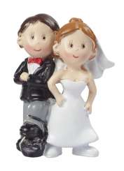 3870220 Hochzeitspaar m.Fussfessel 5cm 