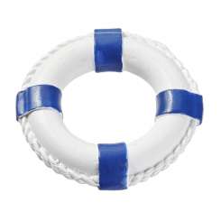 3870254 Rettungsring 4.5cm blau/weiss 