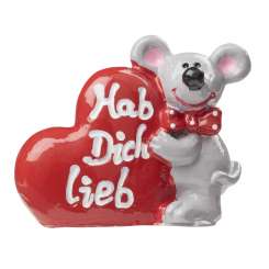 3870342 Herz+Maus 2.5cm         Btl. à 2St 