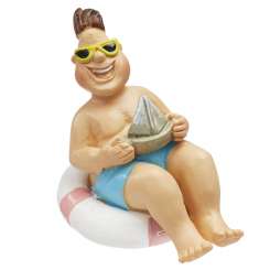 3870396 Bade-Urlauber im Schwimmreif ca. 6cm 