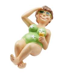 3870397 Bade-Urlauberin für Liegestuhl ca. 12cm 