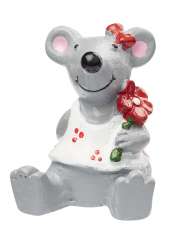 3870431 Maus mit Blume, 2,5cm, 2St. 