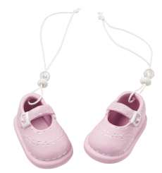 3870434 Baby-Schuhe Girl 5,3cm, keramik, à 2St. 
