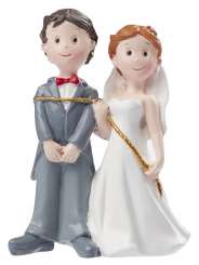 3870442 Hochzeitspaar mit Seil ca.8cm 