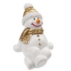 3870497 Schneemann ca 4 cm, 2 St. Gold 