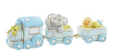 3870583 Eisenbahn  9x2,5x2,5 cm, blau 