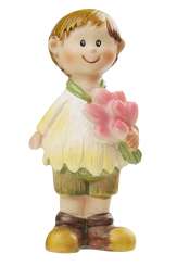 3870655 Blumen-Junge,  8cm, rosa 