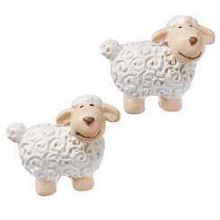 3870676 Schäfchen,  3,5cm, mit Klebepunkt,  3St. natur 