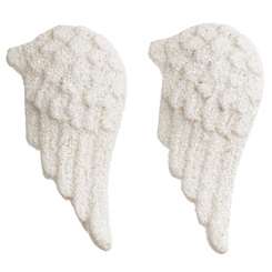 3870690 Flügel  3,5cm, mit Klebepunkt,  4St. weiss 