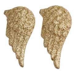 3870691 Flügel  3,5cm,  mit Klebepunkt,  4St. gold 