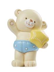 3870733 Baby-Boy Teddy, 6cm 