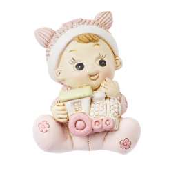3870754 Baby-Girl 2 D, mit Eisenbahn, 4,5cm 