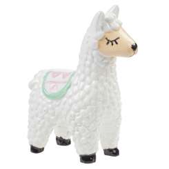 3870864 Lama, 6,5cm, weiss 