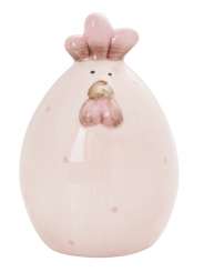 3870898 Huhn 6 x 6 x 9cm, rosa 