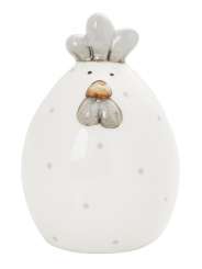 3870899 Huhn 6 x 6 x 9cm, weiss 