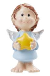 3871025 Schutzengel 4cm, hellblau 